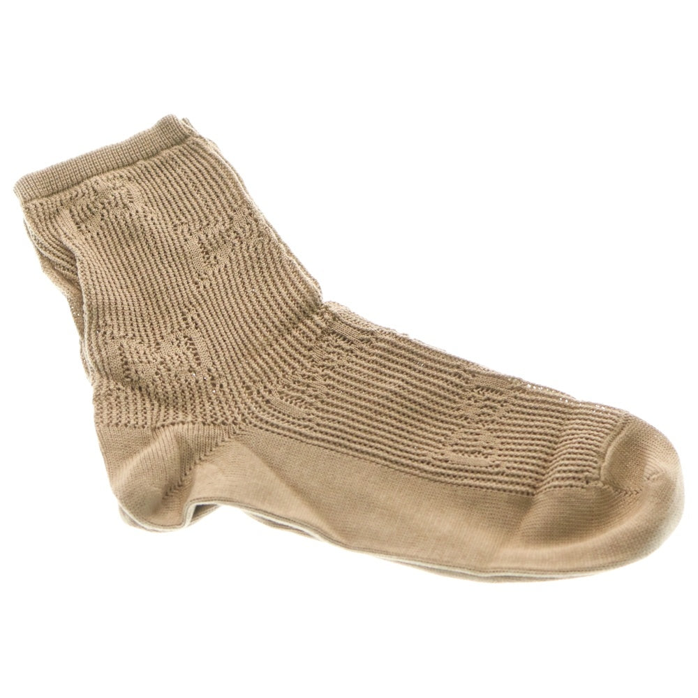 GUCCI(グッチ) Socks GG総柄 ニットソックス 靴下 ベージュ