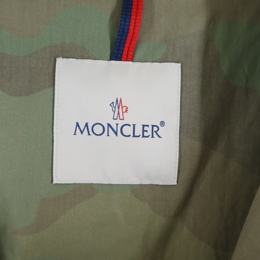 MONCLER(モンクレール) KOUNDE GIUBBOTTO クンデ カモフラージュ 迷彩ナイロンジャケット マウンテンパーカー フーディー マルチ H10911A00083 5960X