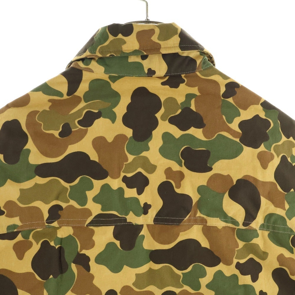 MONCLER GENIUS(モンクレール ジーニアス) ×Palm Angeles TALLAC GIUBBOTTO パームエンジェルス ロゴワッペン カモフラージュ 迷彩ダウンジャケット ロングコート カーキ G209L1C00003 M1358