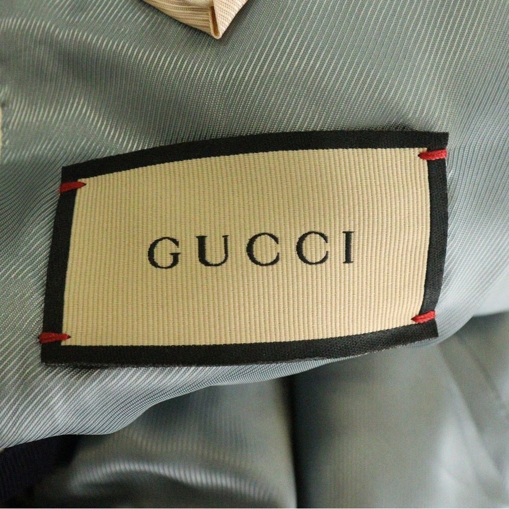 GUCCI(グッチ) GG Jacquard Tailored Jacket GGジャガード 総柄 テーラードジャケット ネイビー 521889 Z372F