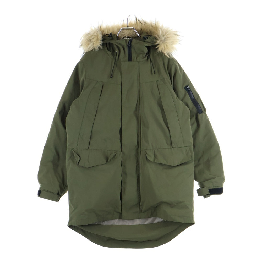 CHUMS(チャモス) 3-in-1 DOWN COAT ダウン ファーコート カーキ CH04-1128