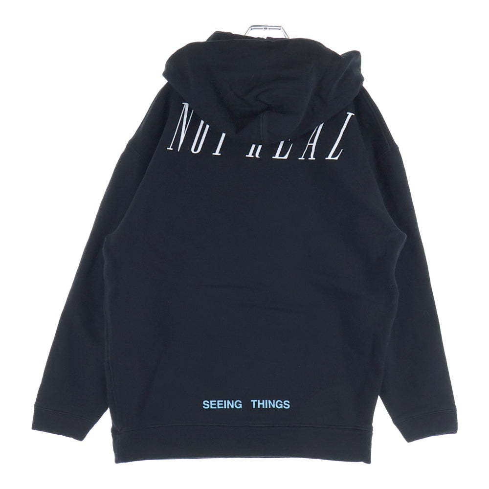 OFF-WHITE(オフホワイト) 17AW Watches Over Hoodie プルオーバースウェットパーカー フーディー ブラック OMBB009F17192058