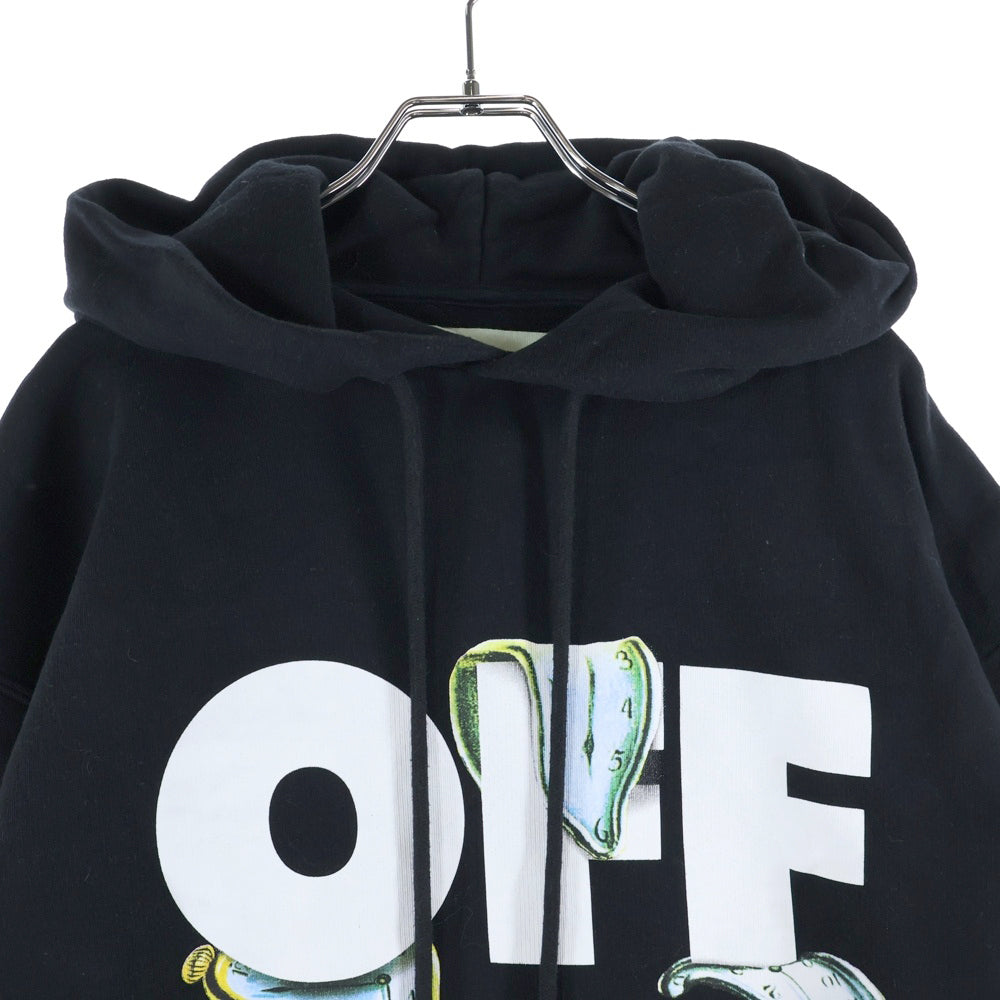 OFF-WHITE(オフホワイト) 17AW Watches Over Hoodie プルオーバースウェットパーカー フーディー ブラック OMBB009F17192058