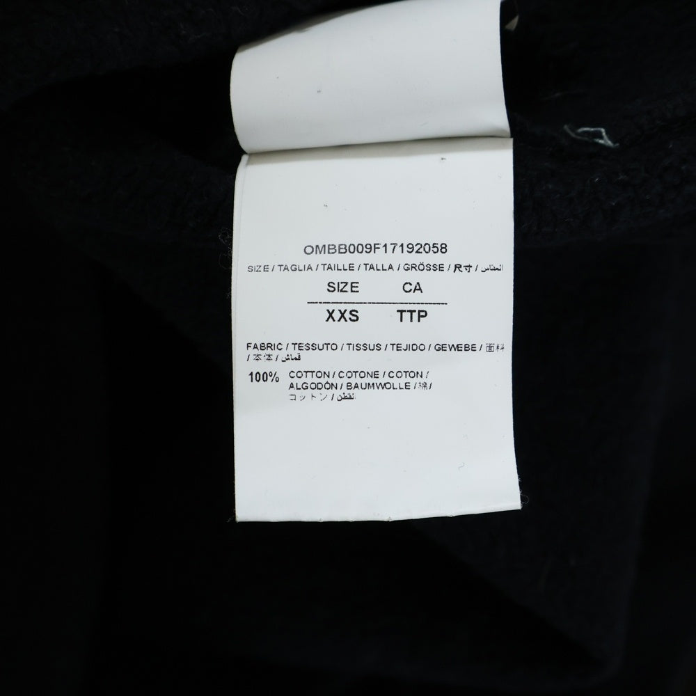 OFF-WHITE(オフホワイト) 17AW Watches Over Hoodie プルオーバースウェットパーカー フーディー ブラック OMBB009F17192058