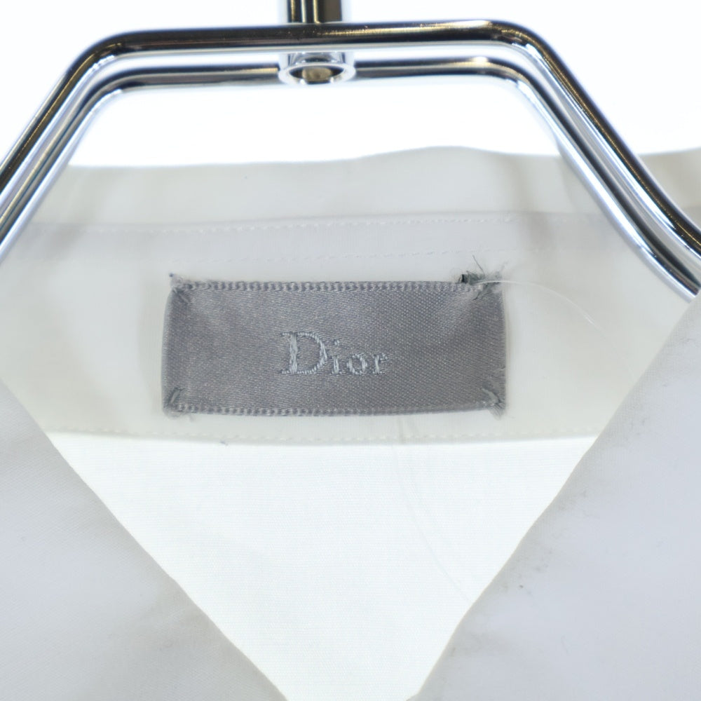 Dior HOMME(ディオールオム) 17SS Paint Shirt ペイント 長袖比翼シャツ ホワイト 433C529A3928