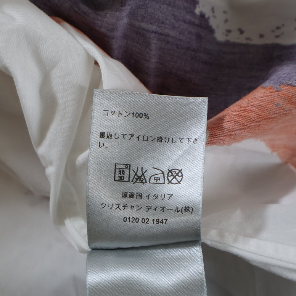 Dior HOMME(ディオールオム) 17SS Paint Shirt ペイント 長袖比翼シャツ ホワイト 433C529A3928
