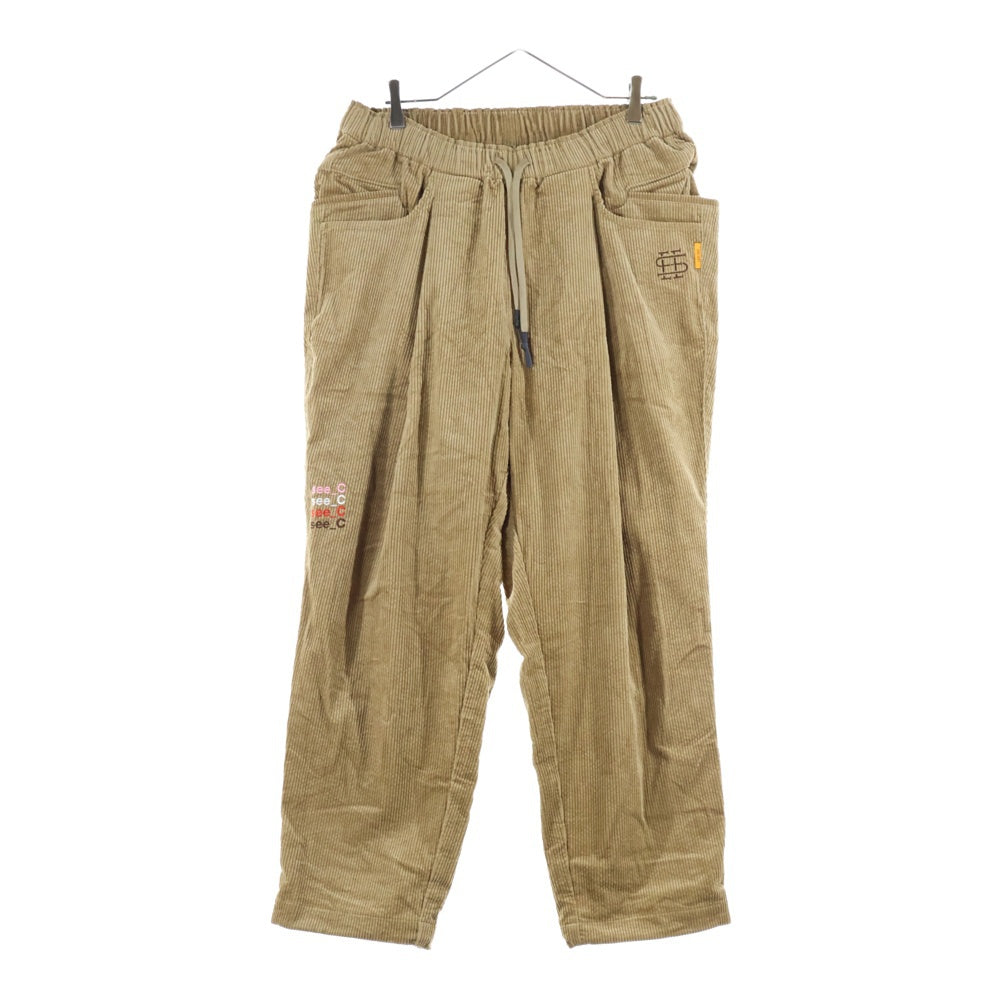 SEE SEE(シーシー) ×eye_C Corduroy Tapered Pants アイシー コーデュロイパンツ ベージュ