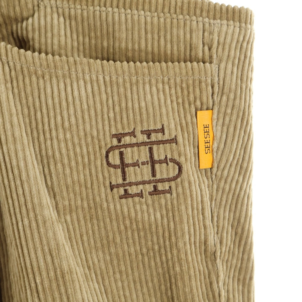 SEE SEE(シーシー) ×eye_C Corduroy Tapered Pants アイシー コーデュロイパンツ ベージュ