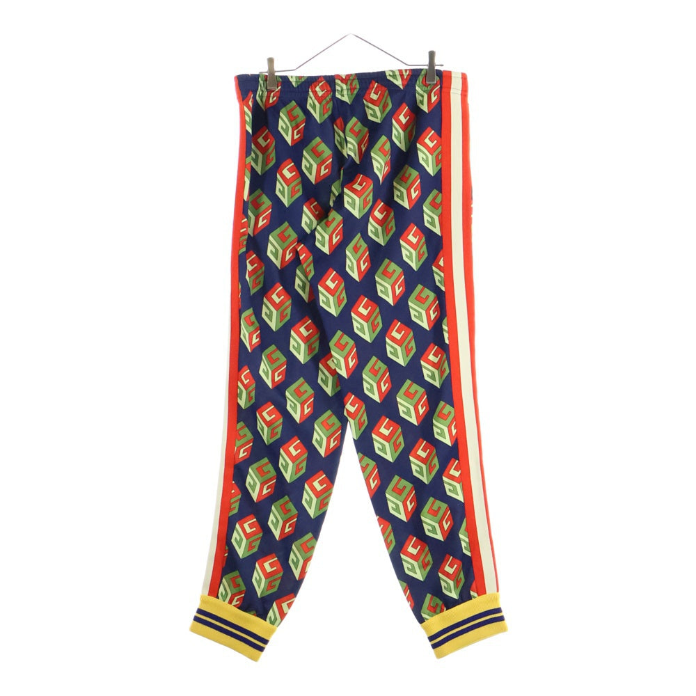 GUCCI(グッチ) GG Wallpaper Track Pants 総柄トラックパンツ ネイビー