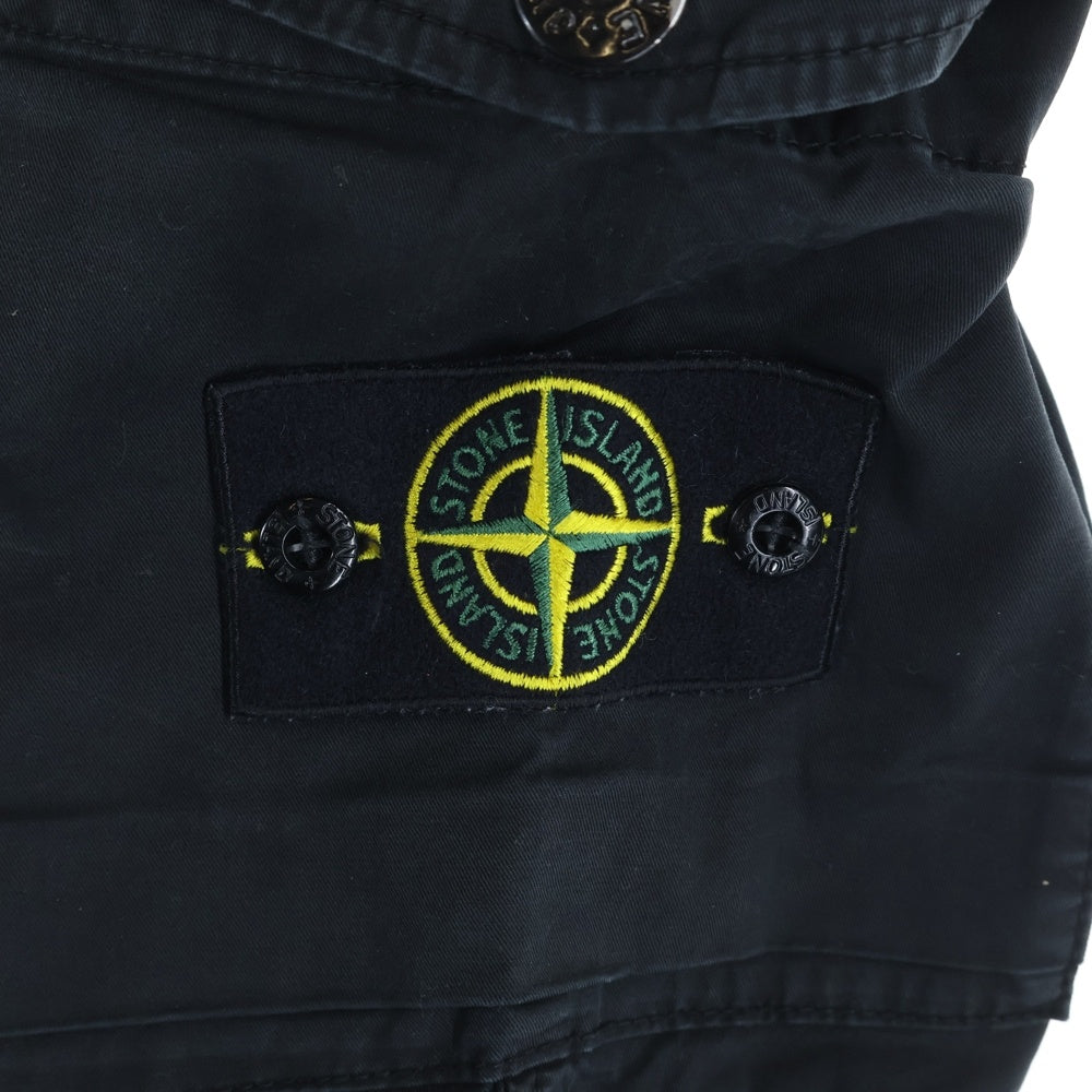 STONE ISLAND(ストーンアイランド) Cargo Pants ロゴワッペン カーゴパンツ ブラック 751531410