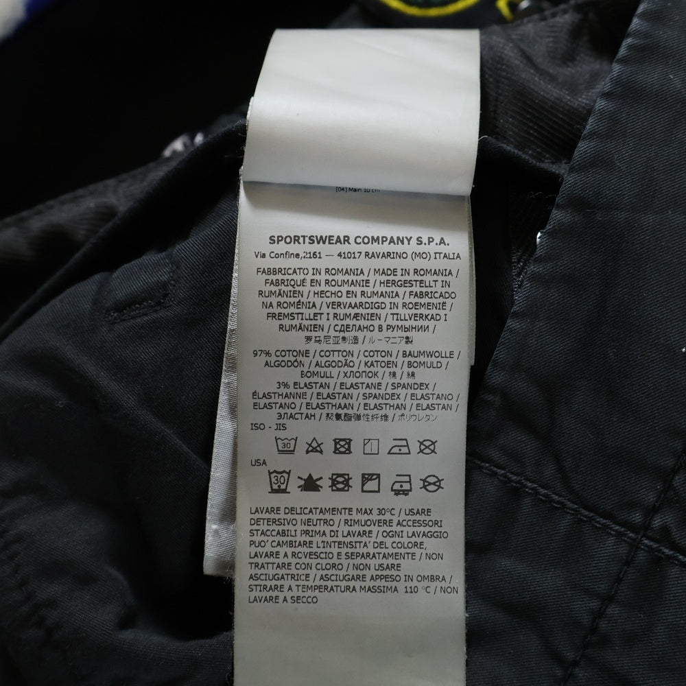 STONE ISLAND(ストーンアイランド) Cargo Pants ロゴワッペン カーゴパンツ ブラック 751531410