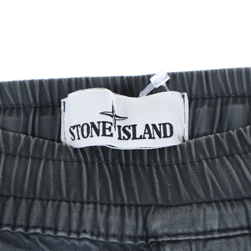 STONE ISLAND(ストーンアイランド) Cargo Pants ロゴワッペン フェード加工カーゴパンツ グレー 741531309