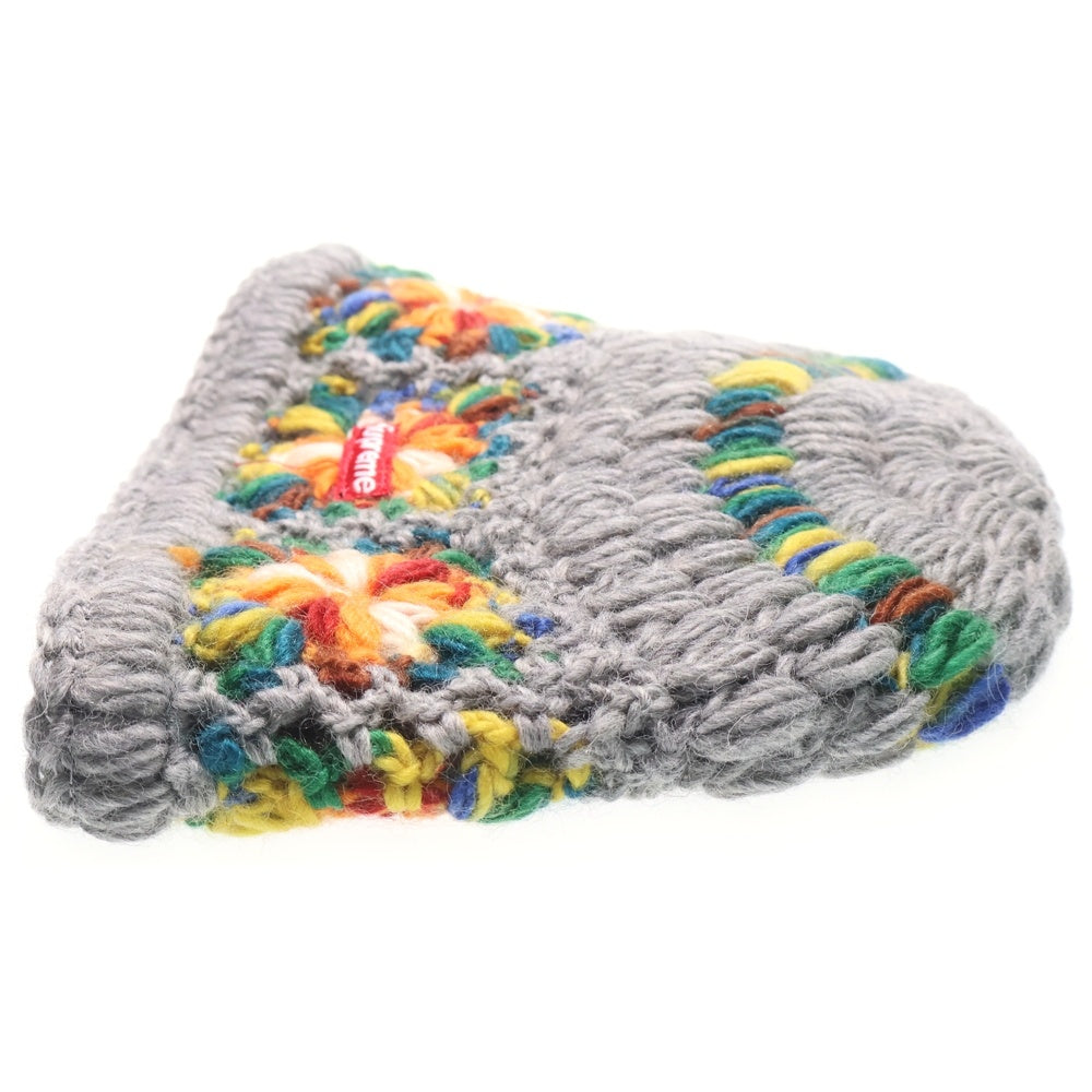 SUPREME(シュプリーム) 25SS Crochet Beanie クロシェ ビーニー ニット帽 グレー