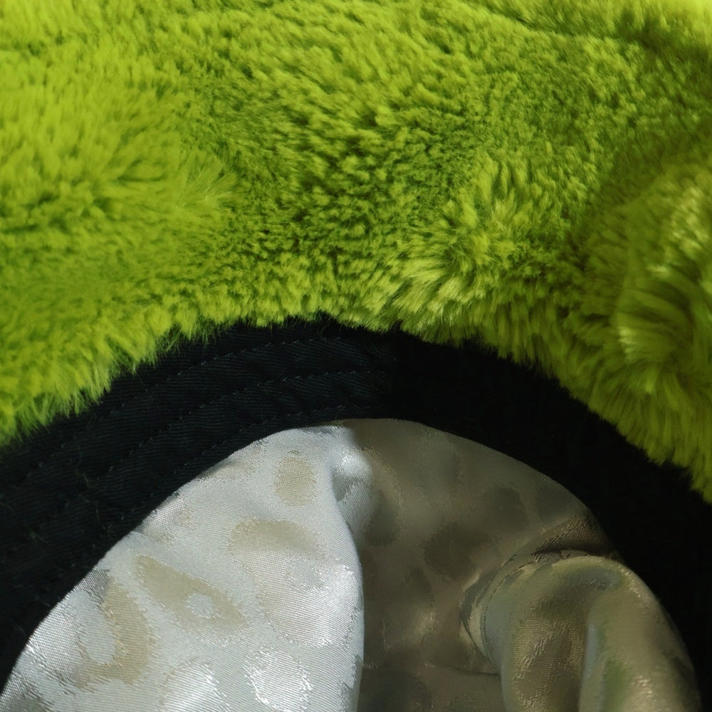 X-GIRL(エックスガール) FAUX FUR BUCKET HAT フェイクファーバケットハット グリーン 05193030 レディース