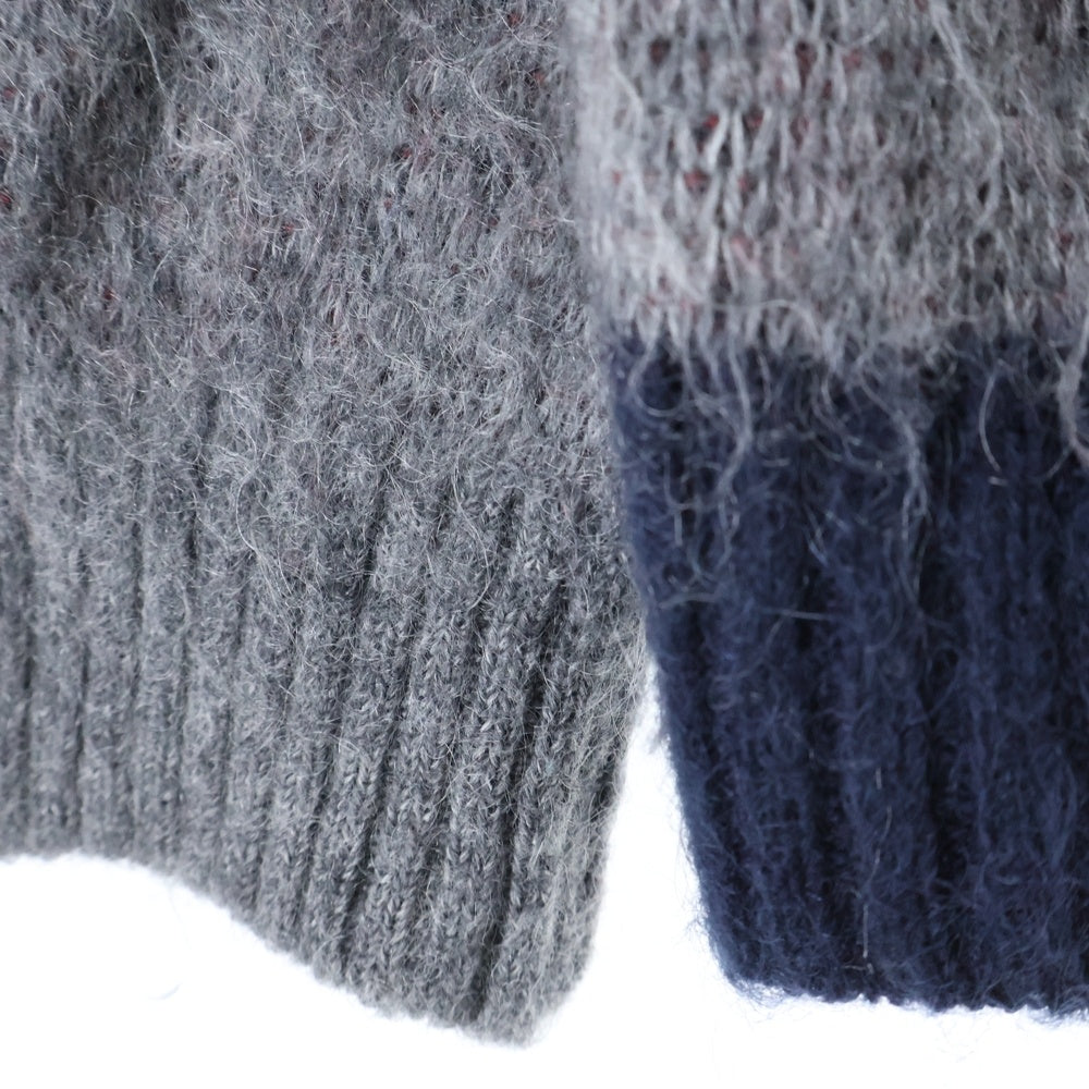 Needles(ニードルス) 22AW MOHIAR PAPILLON CARDIGAN モヘア パピヨン カーディガン グレー LQ275
