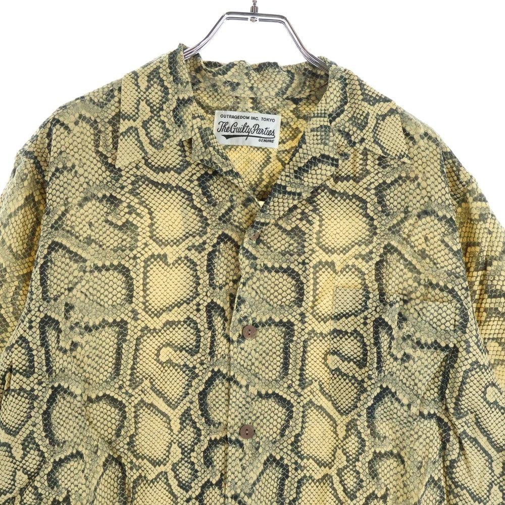 WACKO MARIA(ワコマリア) PYTHON HAWAIIAN SHIRT パイソンプリント