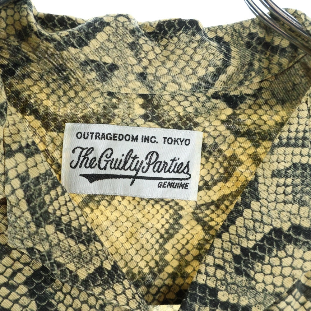 WACKO MARIA(ワコマリア) PYTHON HAWAIIAN SHIRT パイソンプリント