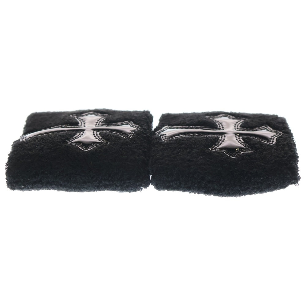 CHROME HEARTS(クロムハーツ) SWEATBAND WRIST クロスパッチリストバンド ブラック