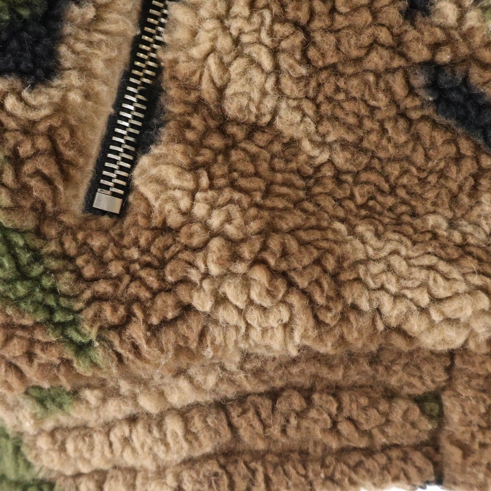 CELINE(セリーヌ) CAMO FLEECE VEST カモ フリース ベスト ブラウン/グリーン 2Y306893L
