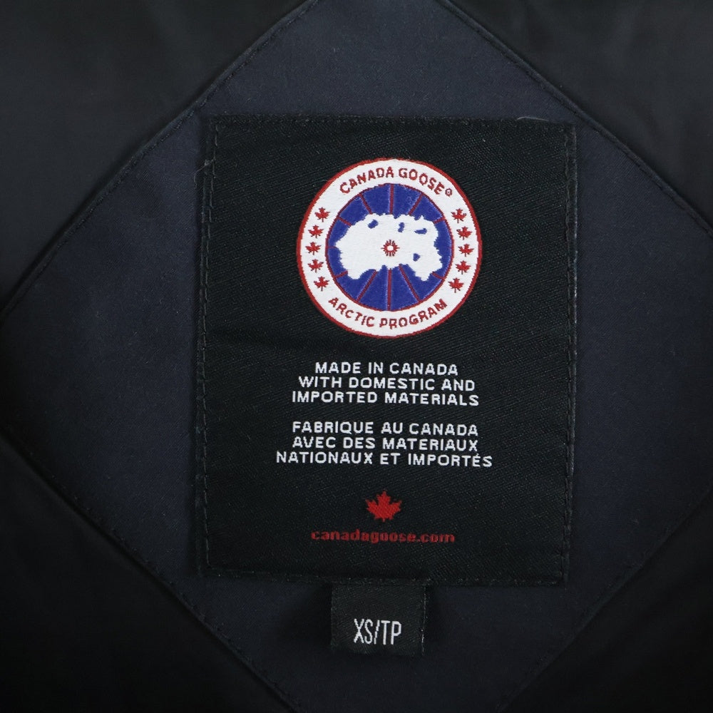CANADA GOOSE(カナダグース) JASPER PARKA ジャスパー パーカー ファーフーデッド ジップアップ ダウンジャケット ネイビー 3438JM