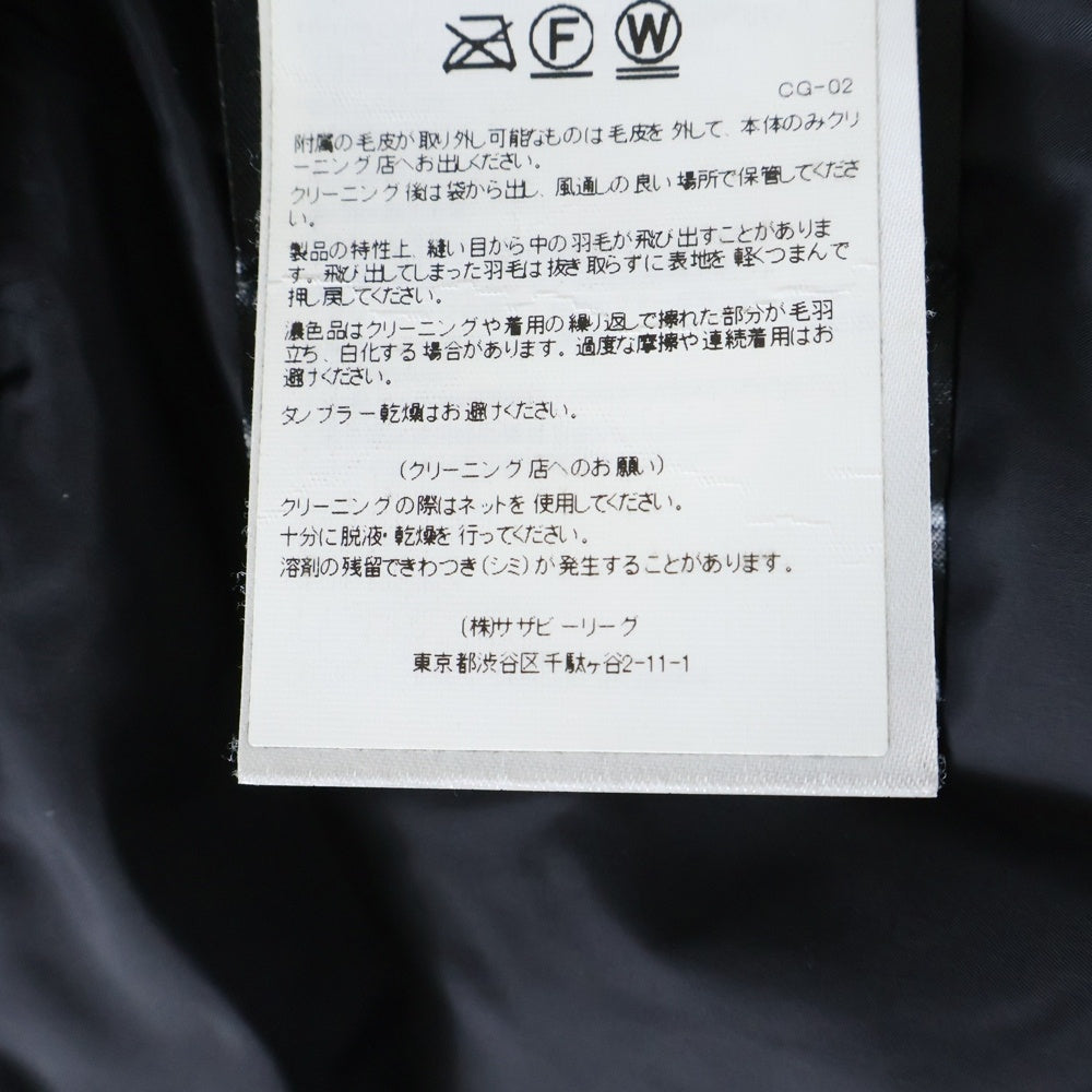 CANADA GOOSE(カナダグース) JASPER PARKA ジャスパー パーカー ファーフーデッド ジップアップ ダウンジャケット ネイビー 3438JM