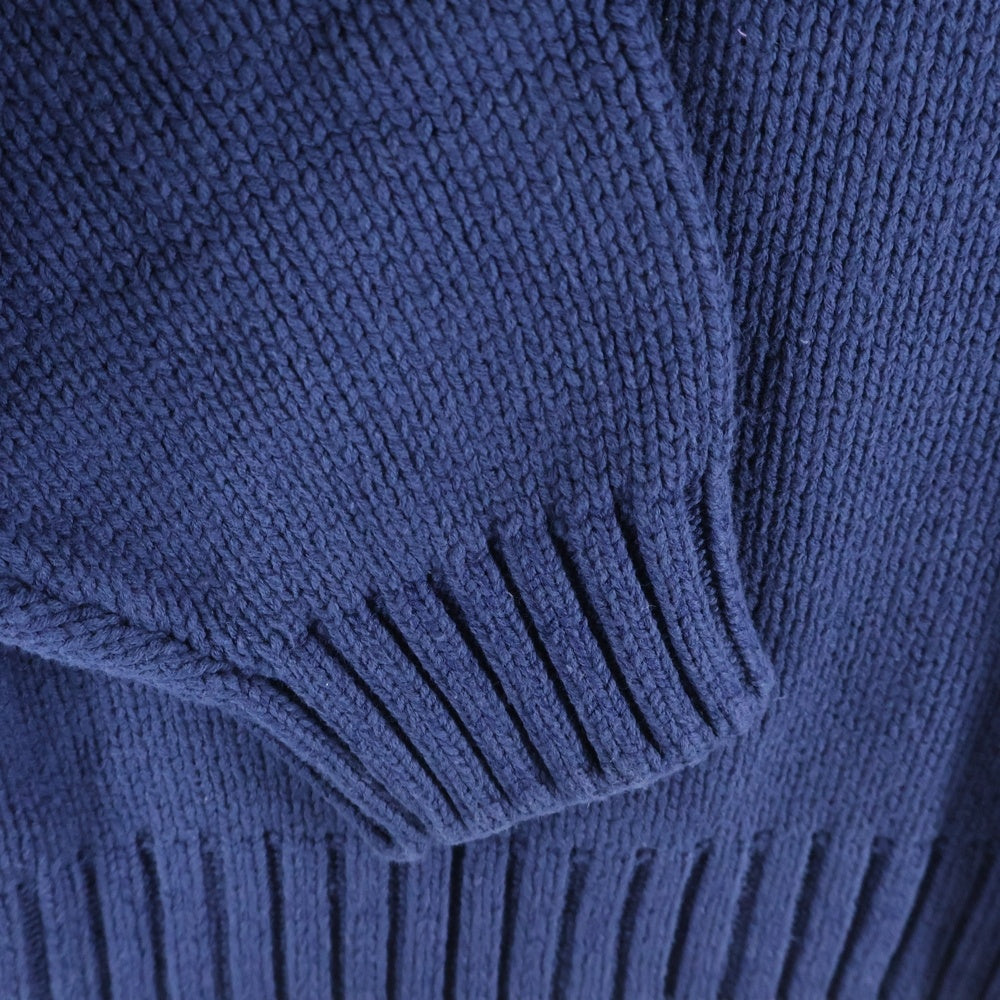 SUPREME(シュプリーム) 25SS Tonal Applique Sweater トーナルアップリケ クルーネックニットセーター ネイビー