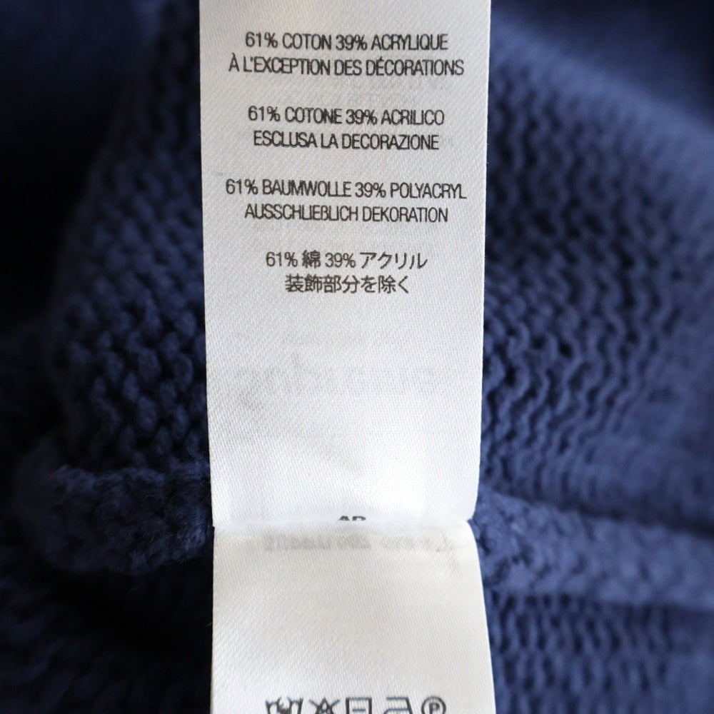SUPREME(シュプリーム) 25SS Tonal Applique Sweater トーナルアップリケ クルーネックニットセーター ネイビー