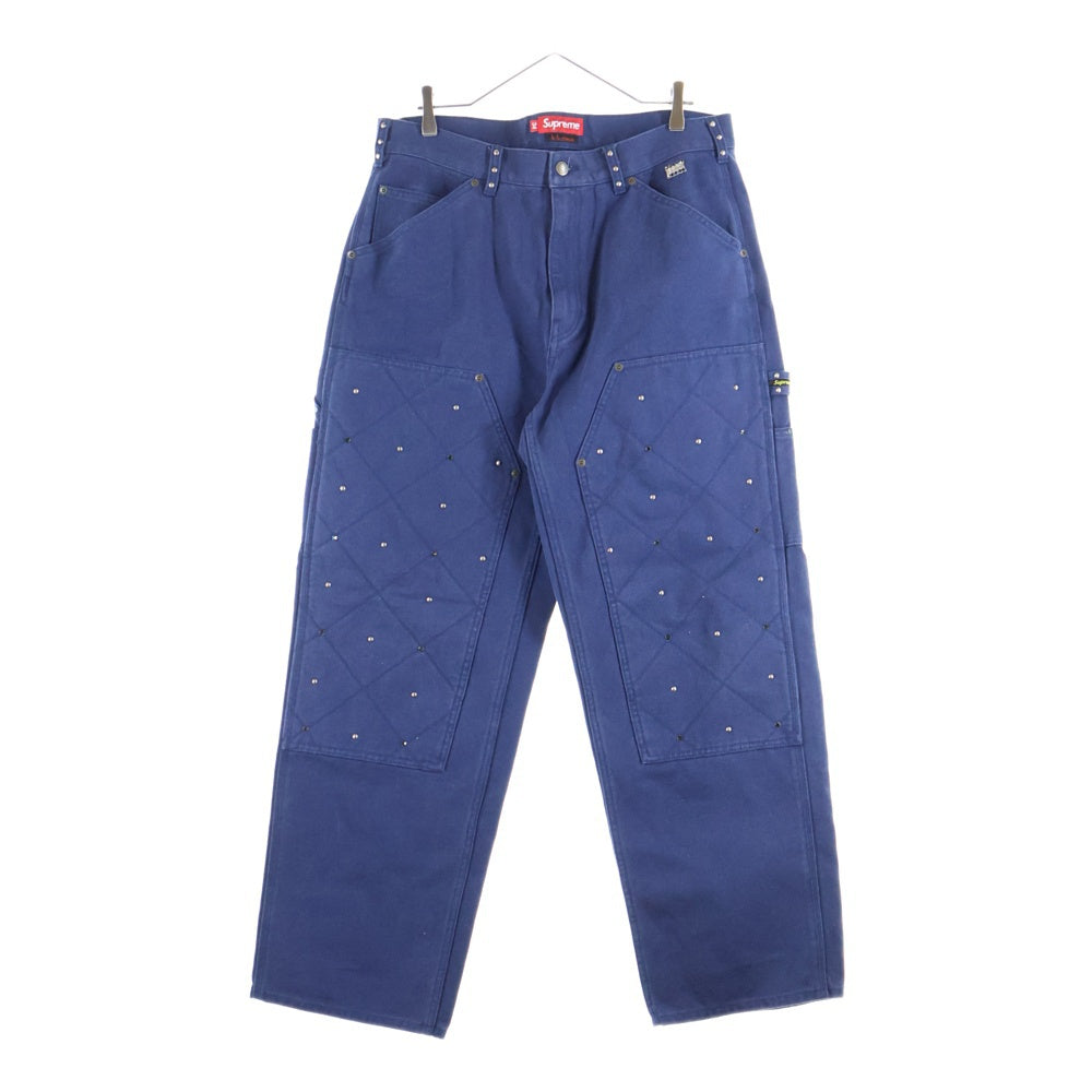 SUPREME(シュプリーム) 25AW b.b. Simon Quilted Double Knee Painter Pant b.b.サイモン キルティング ダブルニー ペインターパンツ ネイビー