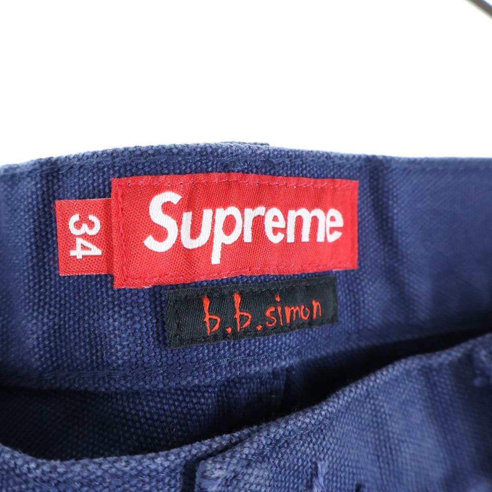 SUPREME(シュプリーム) 25AW b.b. Simon Quilted Double Knee Painter Pant b.b.サイモン キルティング ダブルニー ペインターパンツ ネイビー