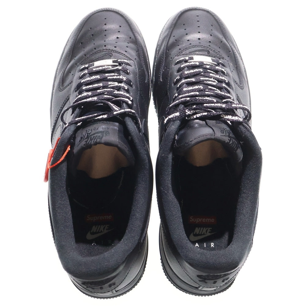 NIKE(ナイキ) ×Supreme AIR FORCE1 LOW シュプリーム エアフォース1 ローカットスニーカー ブラック US10.5/28.5cm CU9225-001 ブラック