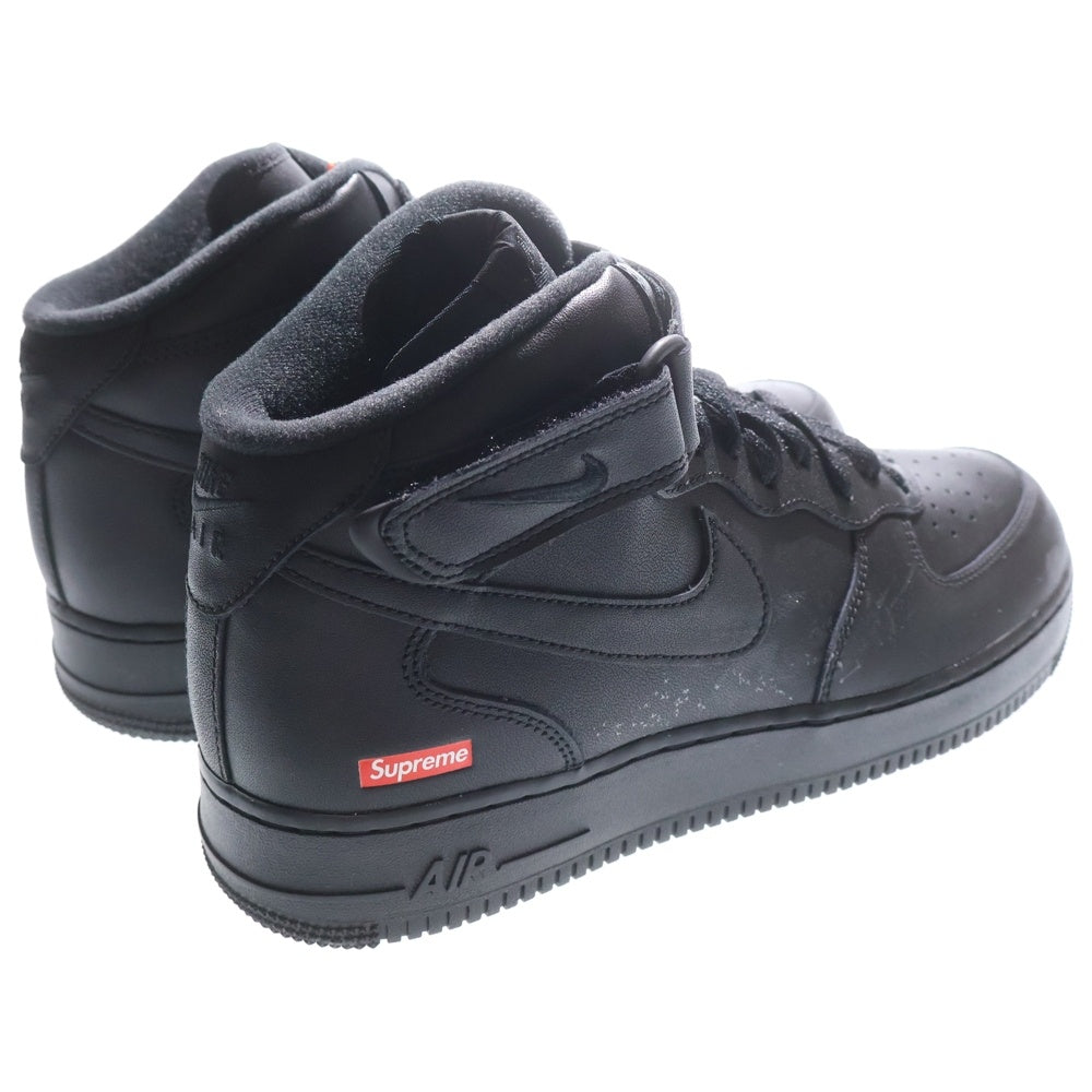 NIKE(ナイキ) ×Supreme AIR FORCE1 MID SP シュプリーム エアフォース1 ミッドカットスニーカー ブラック US11/29cm FZ8784-001