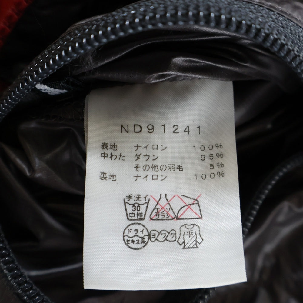 THE NORTH FACE(ザノースフェイス) SIERRA SHORT DAWN HOODIE シエラ ショート ダウン フーディ ジャケット レッド ND91241