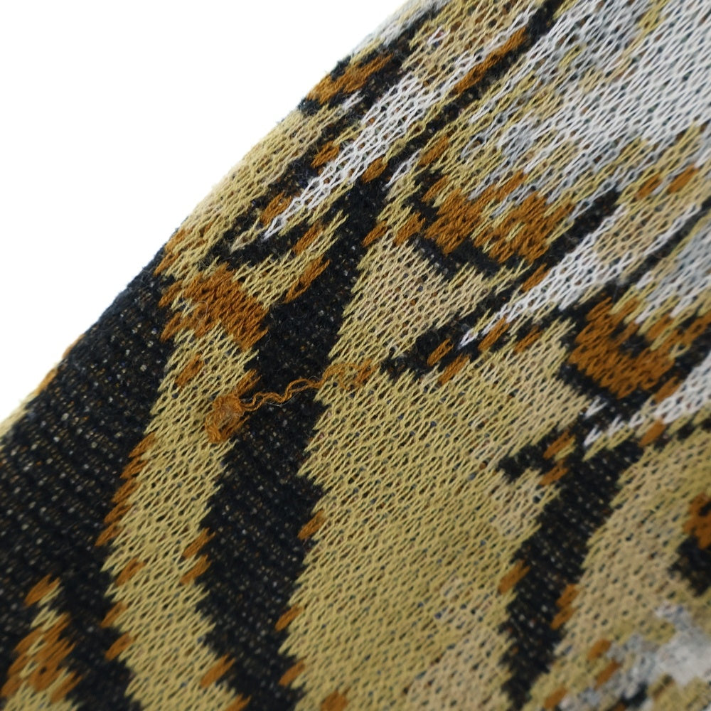 WACKO MARIA(ワコマリア) TIM LEHI JACQUARD CARDIGAN ティムリーハイ ジャガードカーディガン ブラウン