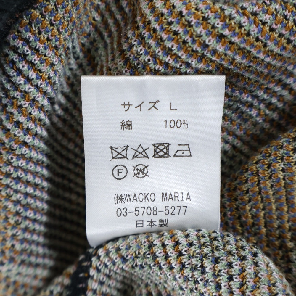 WACKO MARIA(ワコマリア) TIM LEHI JACQUARD CARDIGAN ティムリーハイ ジャガードカーディガン ブラウン