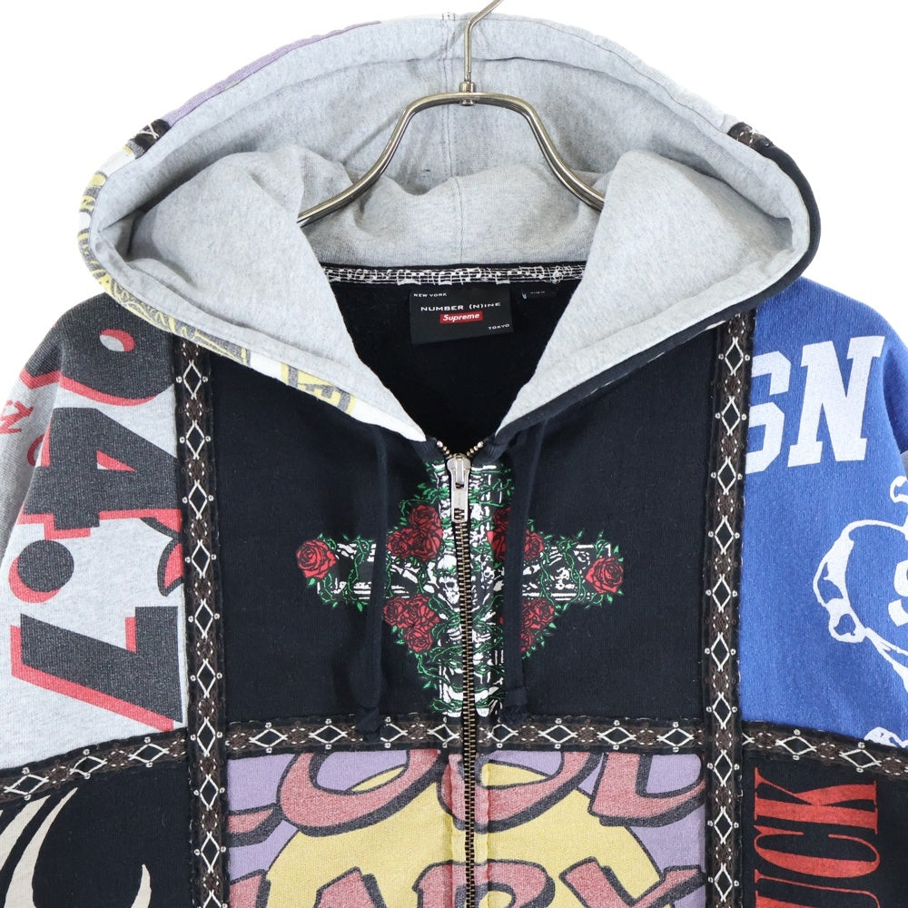 SUPREME(シュプリーム) 25AW ×Number (N)ine Patchwork Zip Up Hooded