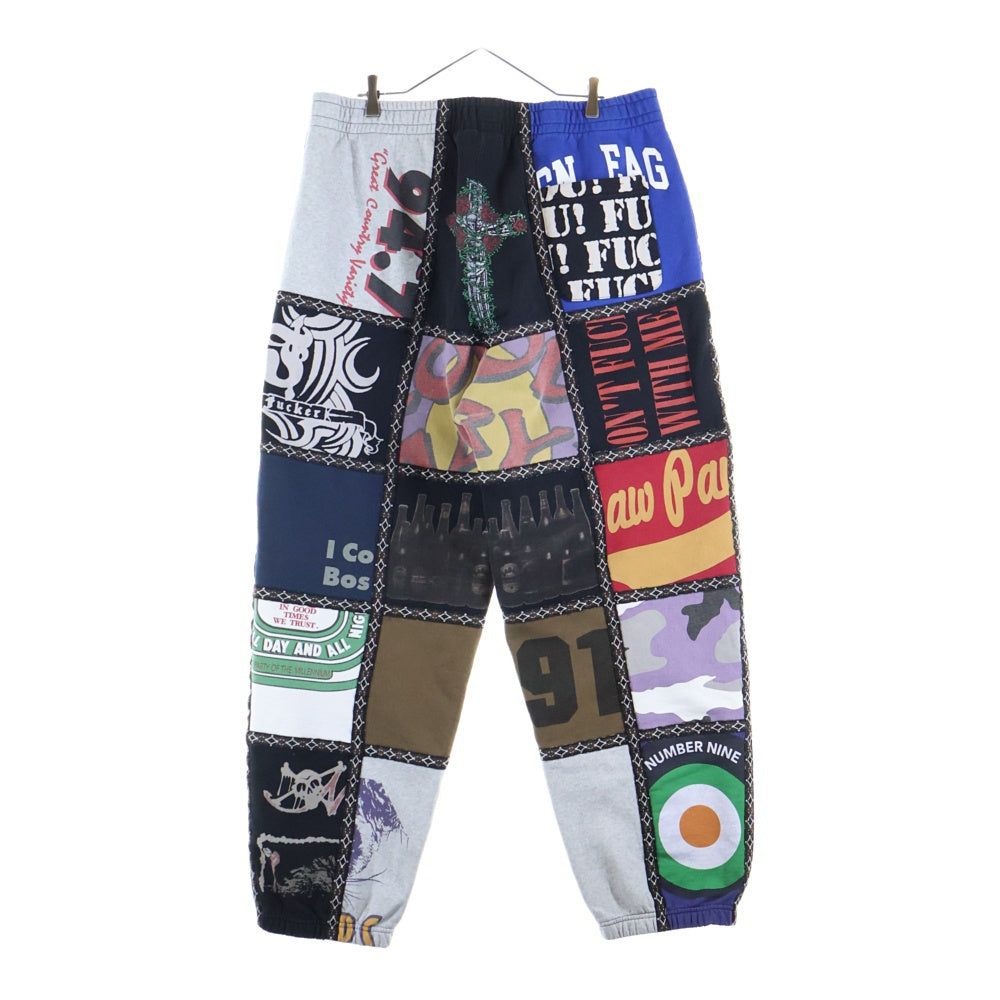 SUPREME(シュプリーム) 25AW ×Number (N)ine Patchwork Sweatpant ナンバーナイン パッチワーク スウェットパンツ マルチ