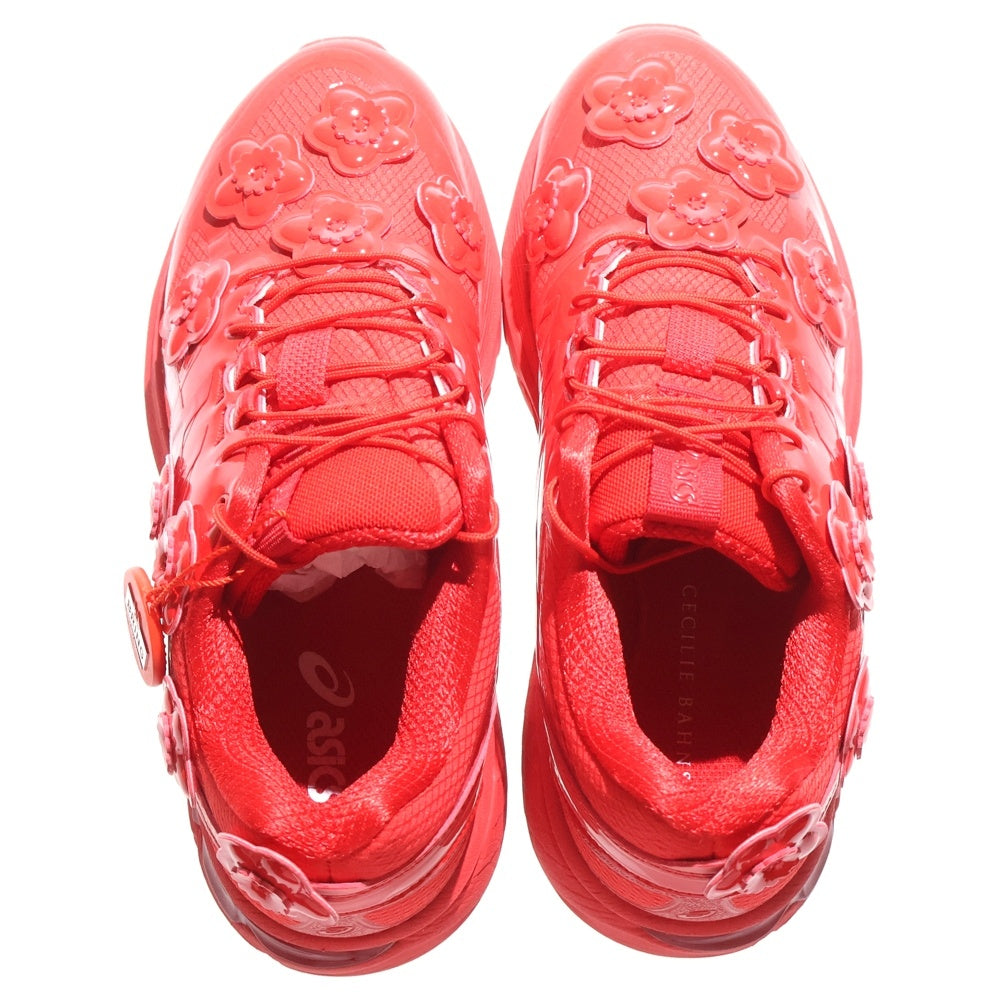 ASICS(アシックス) ×Cecilie Bahnsen GEL-TERRAIN セシリーバンセン ゲルテレイン ローカットスニーカー レッド 1203A526