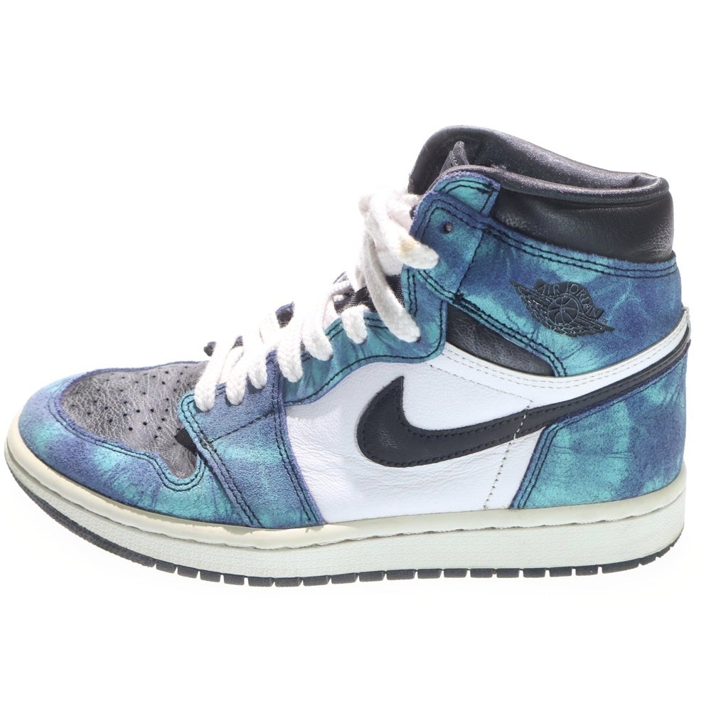NIKE(ナイキ) WMNS AIR JORDAN 1 HIGH OG Tie-Dye CD0461-100 ウィメンズ エアジョーダン1 タイダイブルー ハイカットスニーカー US7/24.0cm レディース