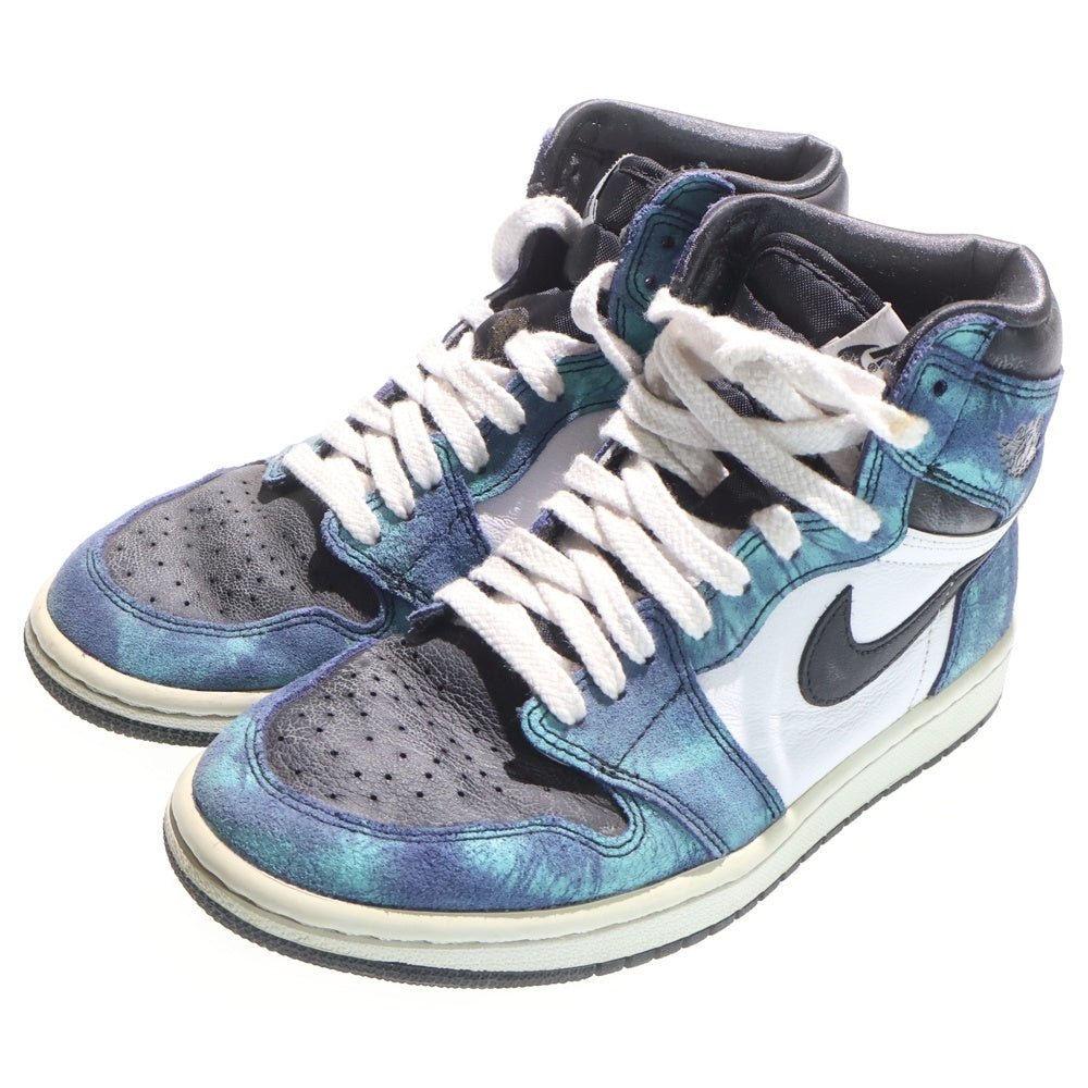 NIKE(ナイキ) WMNS AIR JORDAN 1 HIGH OG Tie-Dye CD0461-100 ウィメンズ エアジョーダン1 タイダイブルー ハイカットスニーカー US7/24.0cm レディース