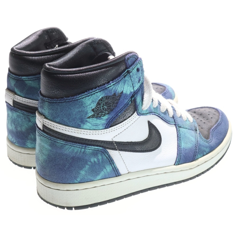 NIKE(ナイキ) WMNS AIR JORDAN 1 HIGH OG Tie-Dye CD0461-100 ウィメンズ エアジョーダン1 タイダイブルー ハイカットスニーカー US7/24.0cm レディース