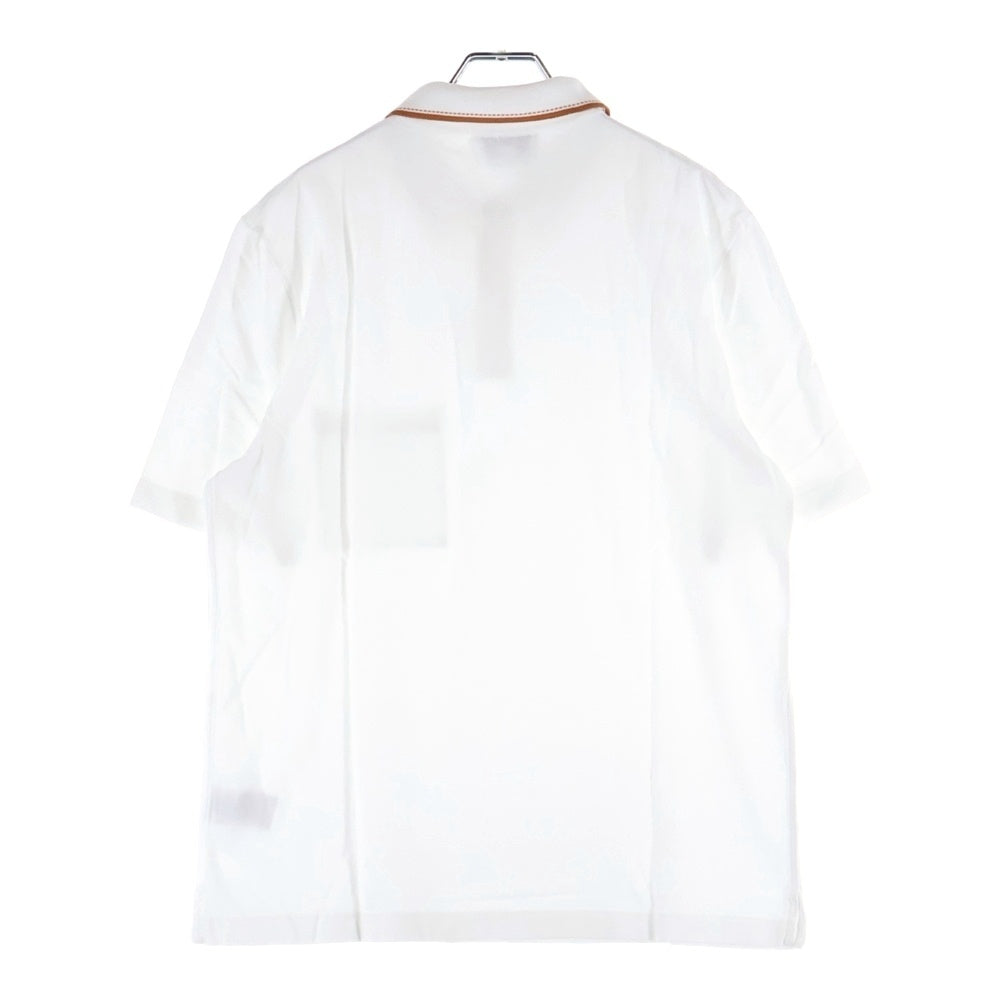 HERMES(エルメス) Piqures Sellier Polo Shirt ピクレス セリエ ポロシャツ ホワイト