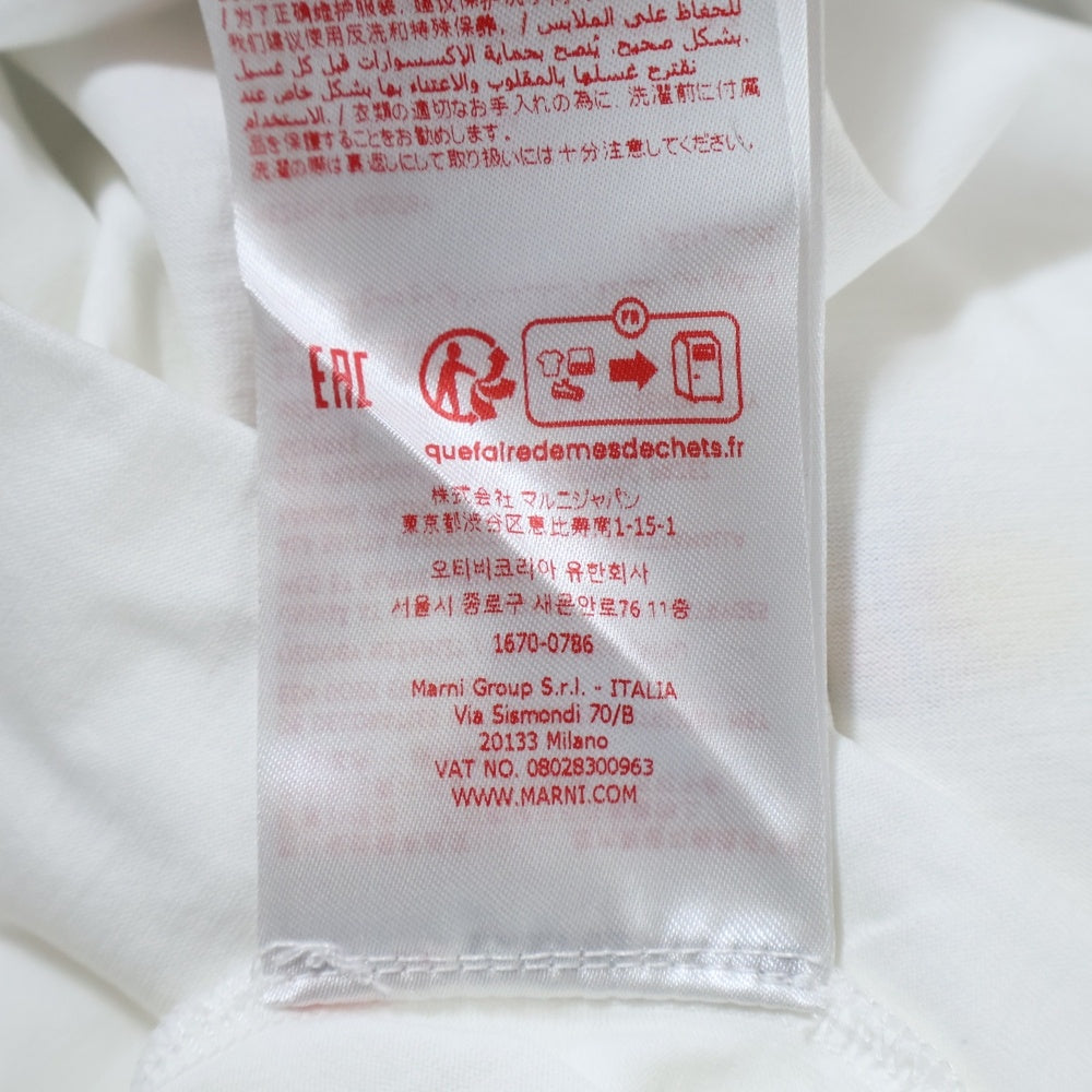 MARNI(マルニ) グラフィックロゴ 半袖Tシャツ カットソー ホワイト