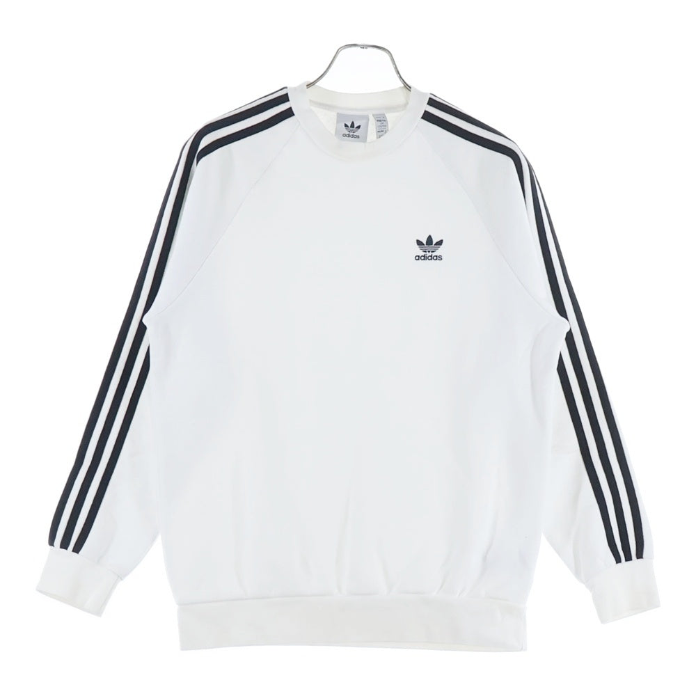 adidas(アディダス) Classics 3-Stripes Crew Sweatshirt クラシックス 3ストライプ クルー スウェットシャツ ホワイト