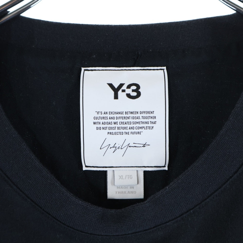 Y-3(ワイスリー) M 3 STP SS TEE サイドロゴパッチ 半袖Tシャツ ブラック H16334