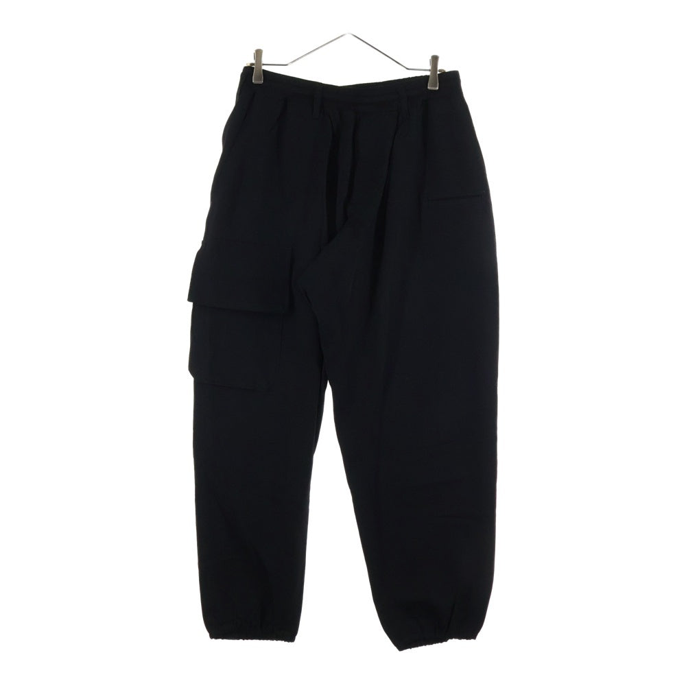 REGULATION Yohji Yamamoto MEN(レギュレーションヨウジヤマモトメン) Draw String Wide Pants ドローストリングワイドパンツ ブラック HC-P02-140