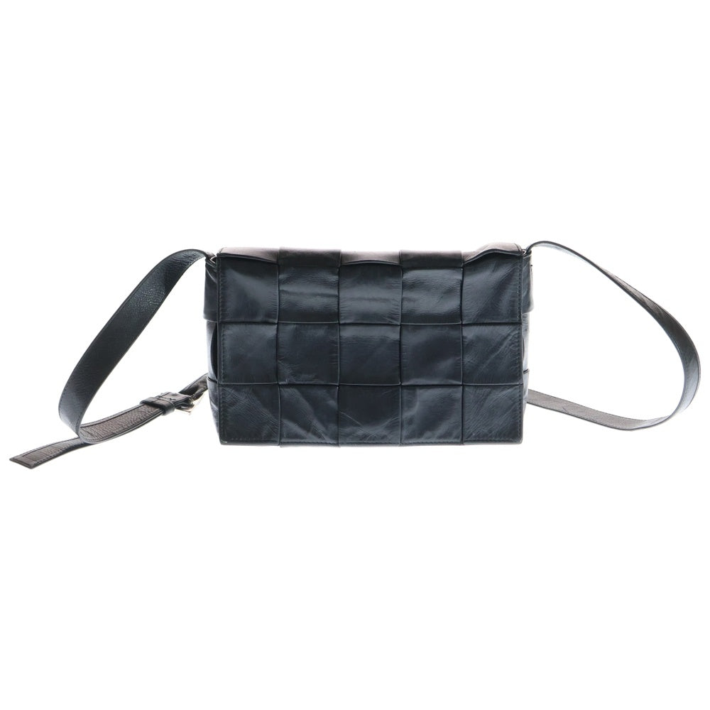 BOTTEGA VENETA(ボッテガヴェネタ) Cassette Cross Bag カセット ミニ クロスボディ ショルダーバッグ ブラック レディース