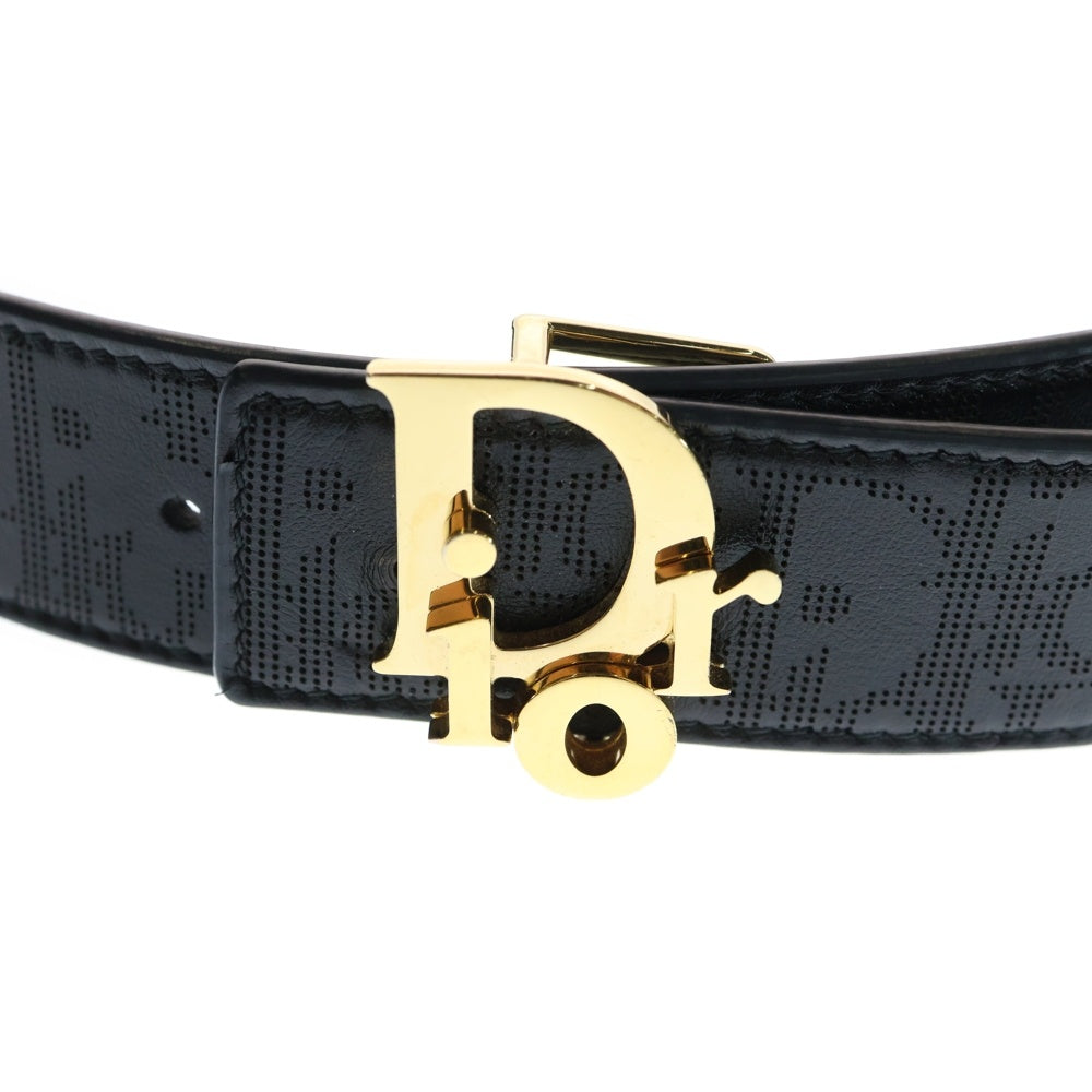 DIOR(ディオール) CD ICON BELT 40MM ロゴアイコンレザーベルト ブラック