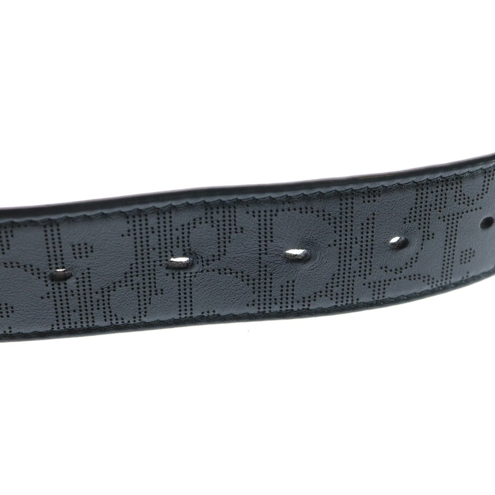 DIOR(ディオール) CD ICON BELT 40MM ロゴアイコンレザーベルト ブラック