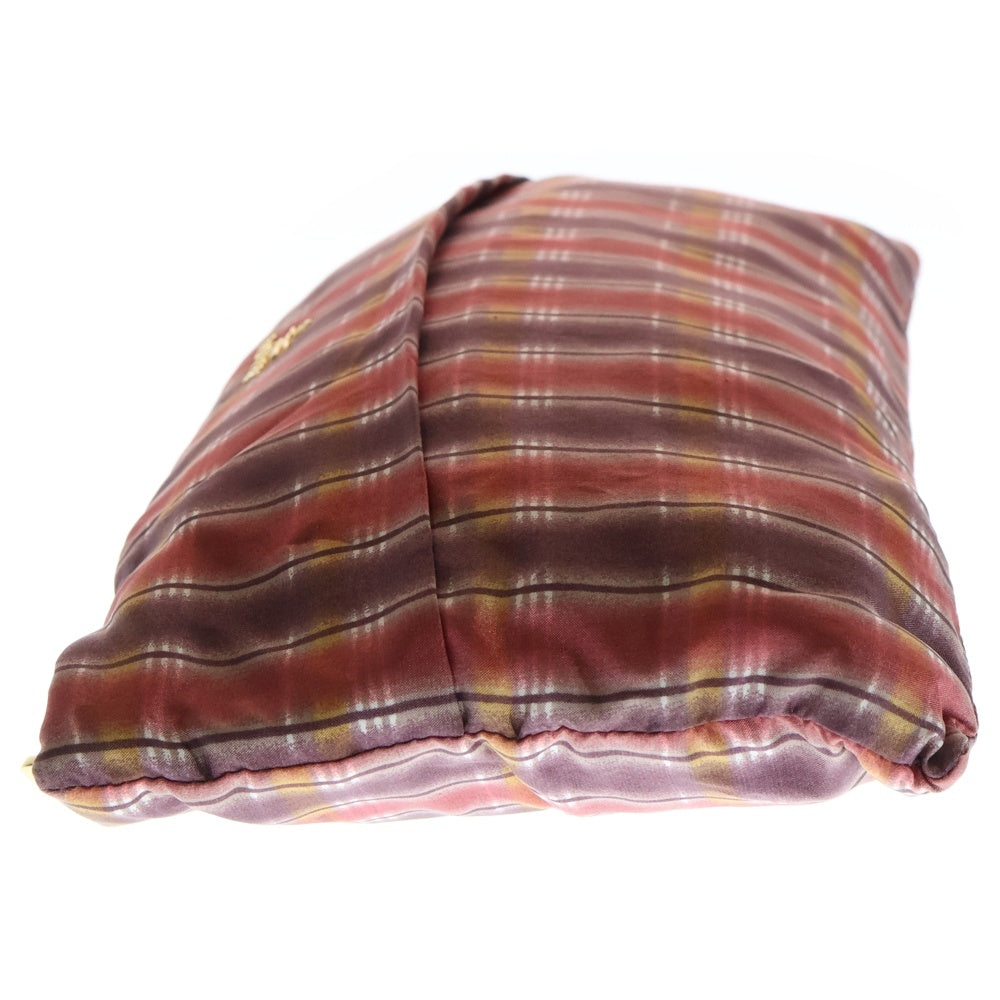 PRADA(プラダ) テスート スタンパート ナイロンクラッチバッグ セカンドバッグ レッド BP0286 レディース