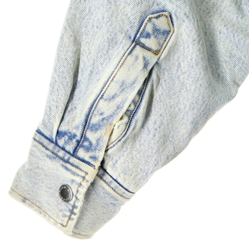 ALEXANDER WANG(アレキサンダーワン) Padded Denim Jacket 裏地キルティング オーバーサイズ デニムジャケット インディゴ